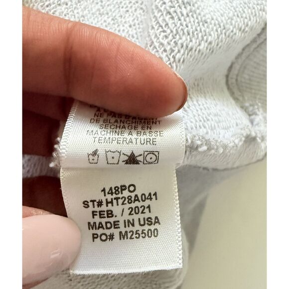 Wildfox Rainbow Pride Gray Half Zip Retro Fit Banded Cuff Cozy Pullover Sweat S - Picture 8 of 8